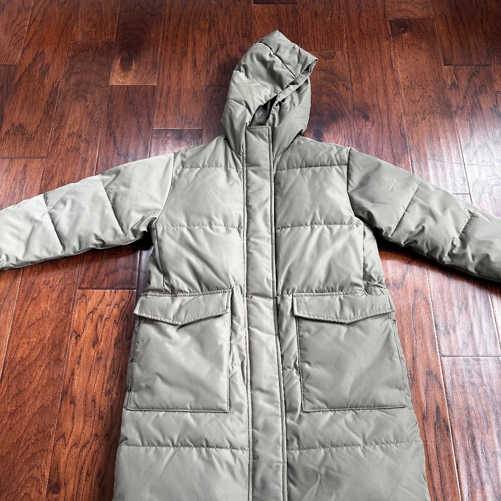 Everlane Renew Olive Parka